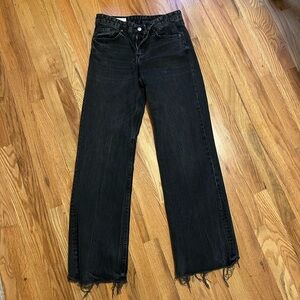 Stylish Low Rise Black Women's Jeans
